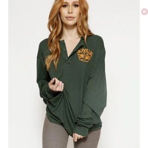 Boys Lie I Hope You V2 Boyfriend Henley Tee